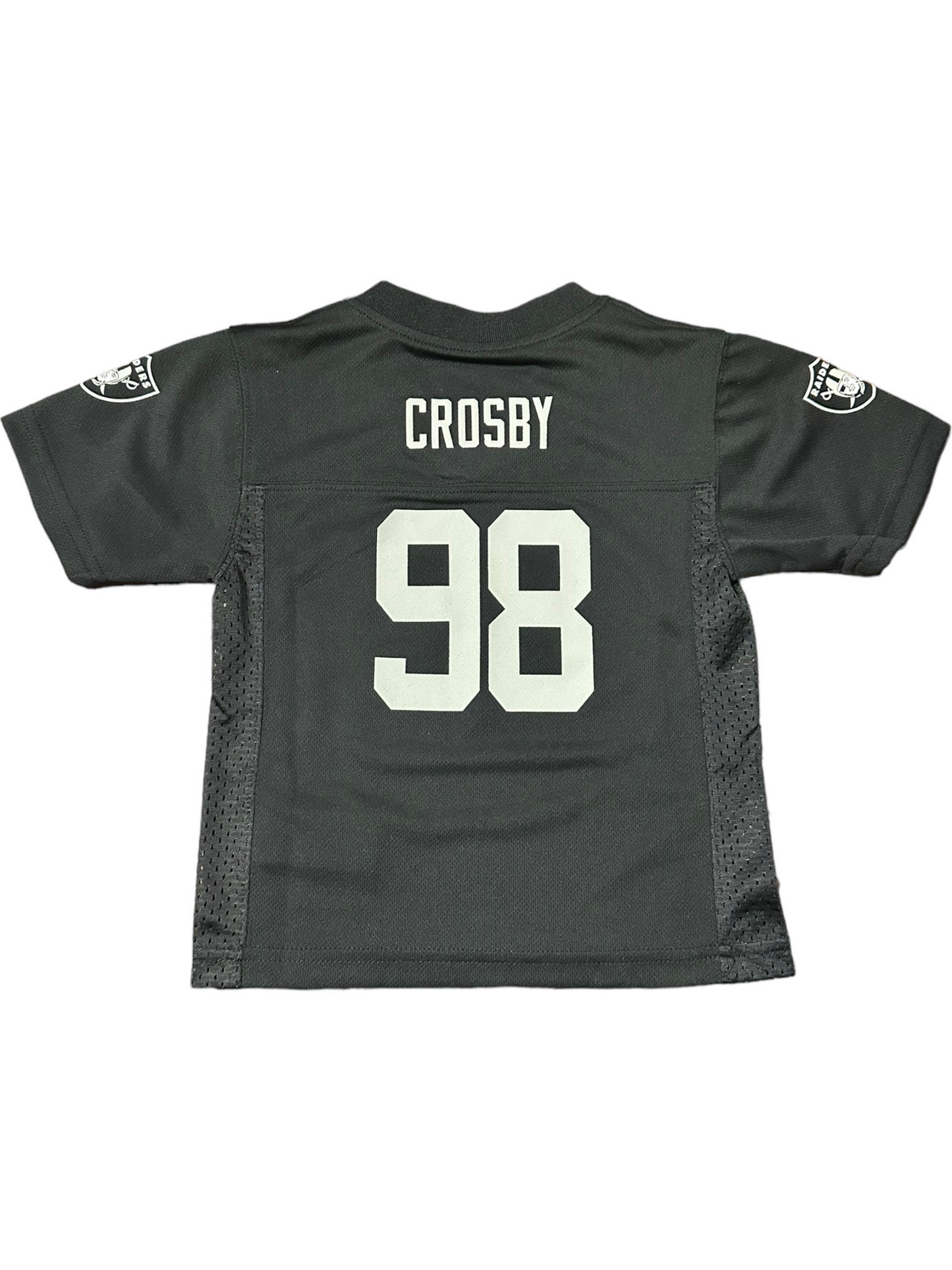 CAMISETA INFANTIL DE NIVEL MEDIO LAS VEGAS RAIDERS MAXX CROSBY