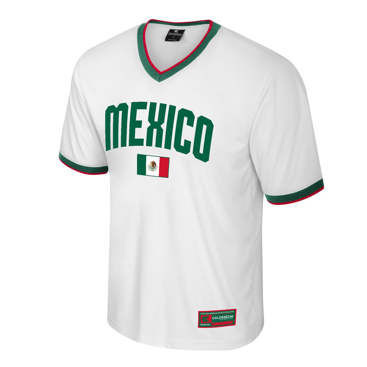 MEXICO MEN'S COLOSSEUM SOCCER JERSEY - WHITE