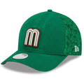 MEXICO WBC WOMEN'S FLORAL MESH 9FORTY M-CROWN TRUCKER HAT - GREEN