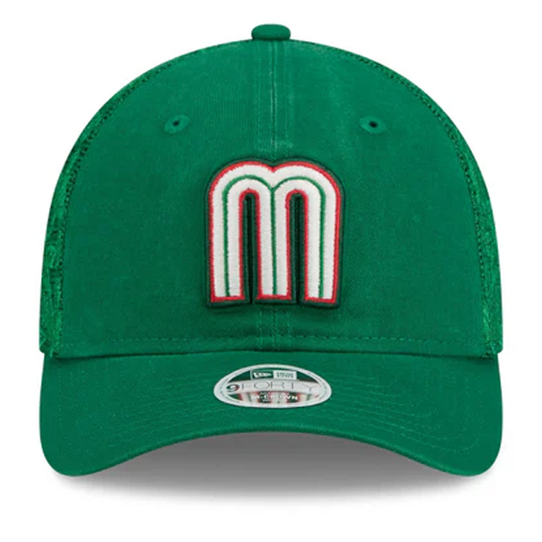 MEXICO WBC WOMEN'S FLORAL MESH 9FORTY M-CROWN TRUCKER HAT - GREEN