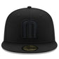 MEXICO WORLD BASEBALL CLASSIC CUSTOM 59FIFTY FITTED HAT - BLACK/BLACK