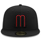MEXICO WORLD BASEBALL CLASSIC CUSTOM 59FIFTY FITTED HAT - BLACK/SCARLET RED