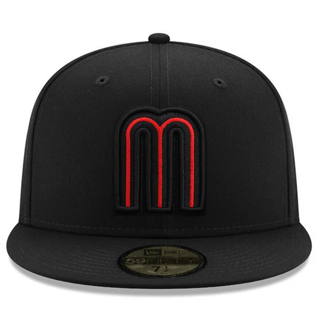 MEXICO WORLD BASEBALL CLASSIC CUSTOM 59FIFTY FITTED HAT - BLACK/SCARLET RED