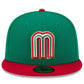 MEXICO WORLD BASEBALL CLASSIC CUSTOM 59FIFTY FITTED HAT - KELLY GREEN/RED