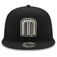 MEXICO WORLD BASEBALL CLASSIC CUSTOM 9FIFTY SNAPBACK HAT - BLACK/WHITE