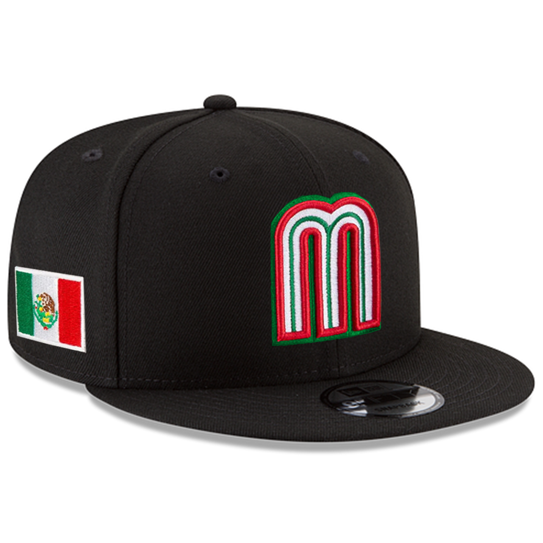 MEXICO WORLD BASEBALL CLASSIC CUSTOM 9FIFTY SNAPBACK HAT - BLACK