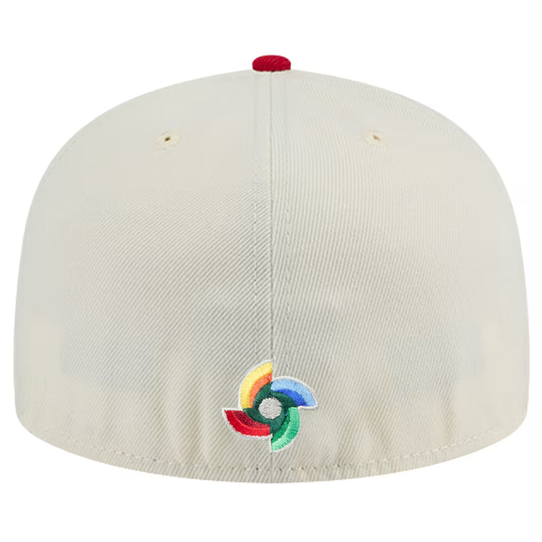 MEXICO WORLD BASEBALL CLASSIC TWO TONE  CUSTOM 59FIFTY FITTED HAT - CHROME WHITE/RED