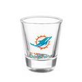 MIAMI DOLPHINS 2 OZ. TEAM SHOT GLASS - GLASS