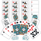 MIAMI DOLPHINS 2-PACK CARD AND DICE SET