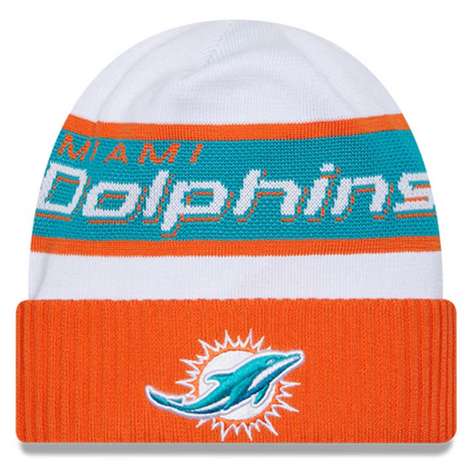 MIAMI DOLPHINS 2023 NFL SIDELINE TECH CUFFED KNIT