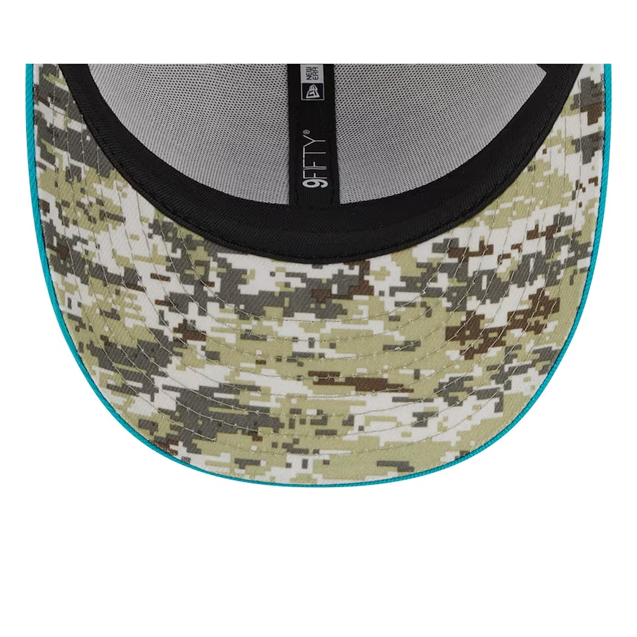 MIAMI DOLPHINS 2023 SALUTE TO SERVICE LOW PROFILE 9FIFTY SNAPBACK