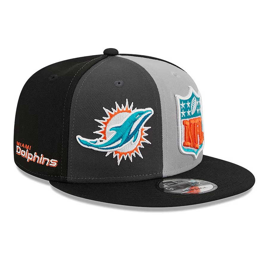 MIAMI DOLPHINS 2023 SIDELINE 9FIFTY SNAPBACK - SHADOW – JR'S SPORTS