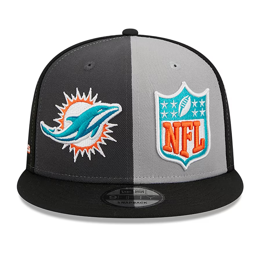 MIAMI DOLPHINS 2023 SIDELINE 9FIFTY SNAPBACK - SOMBRA