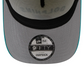 MIAMI DOLPHINS 2025 NFL DRAFT 9FIFTY A-FRAME SNAPBACK HAT - CHROME WHITE/AQUA