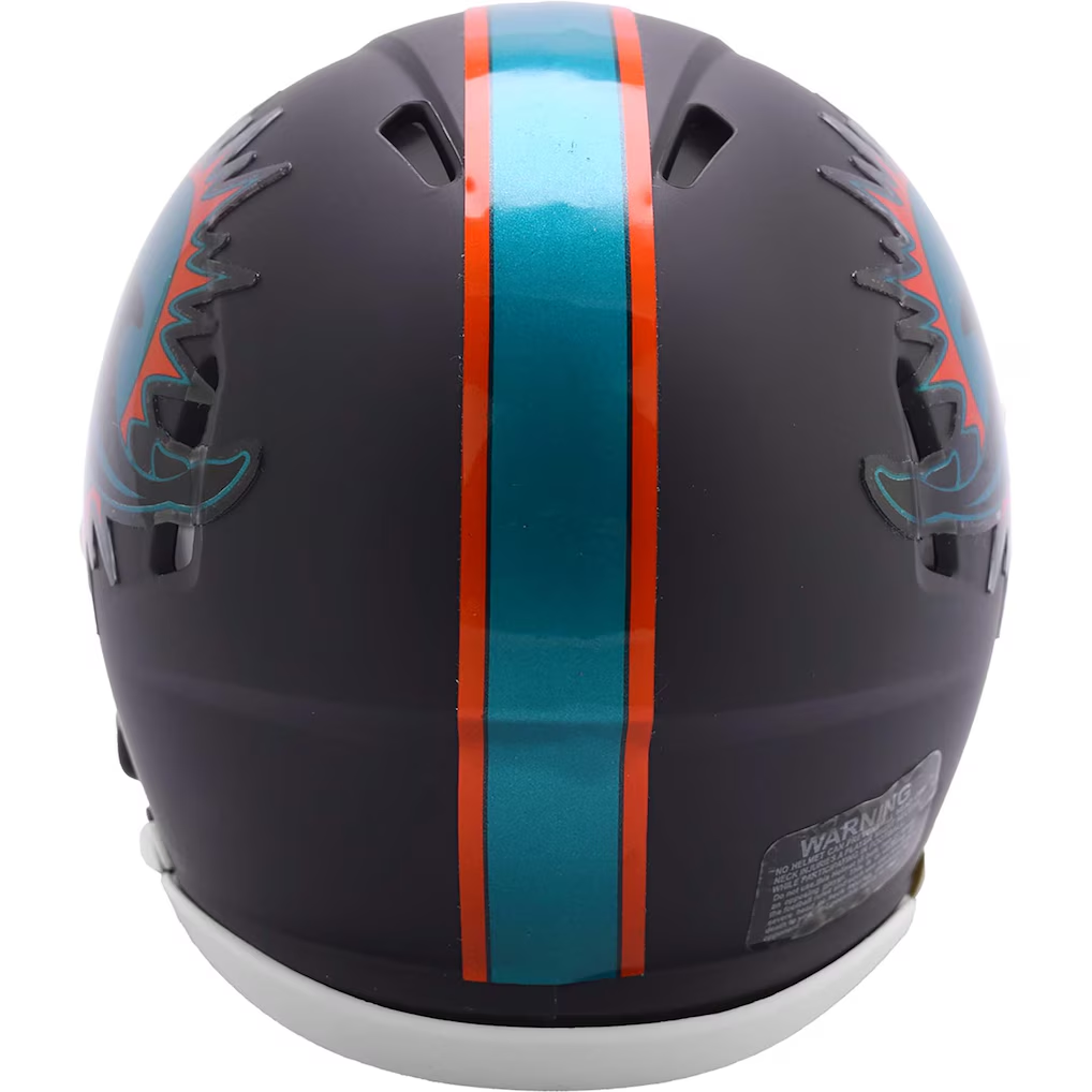 MIAMI DOLPHINS 2025 NFL RIVALRIES ONFIELD ALTERNATE RIDDELL SPEED MINI HELMET