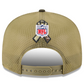 MIAMI DOLPHINS 2025 NFL SALUTE TO SERVICE SPLIT PANEL 9FIFTY SNAPBACK HAT - DARK GREEN