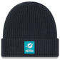 MIAMI DOLPHINS 2025 SIDELINE COLD WEATHER CUFFED KNIT - CHARCOAL