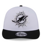 MIAMI DOLPHINS 2026 NFL DRAFT 9FIFTY SNAPBACK HAT - WHITE/BLACK
