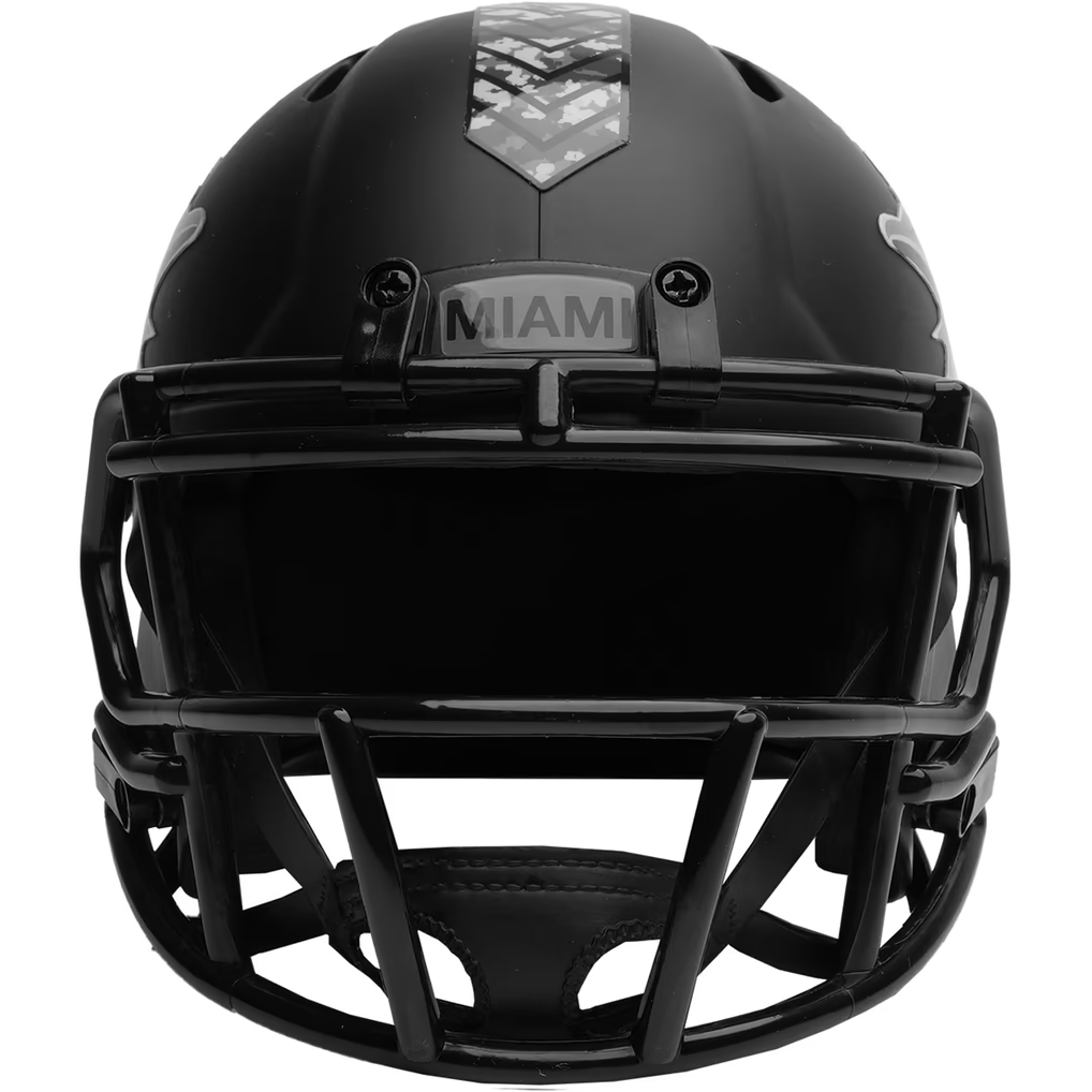 MIAMI DOLPHINS 2026 NFL SALUTE TO SERVICE RIDDELL SPEED MINI HELMET