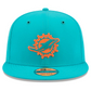 MIAMI DOLPHINS 2026 NFL SIDELINE 9FIFTY SNAPBACK HAT - AQUA