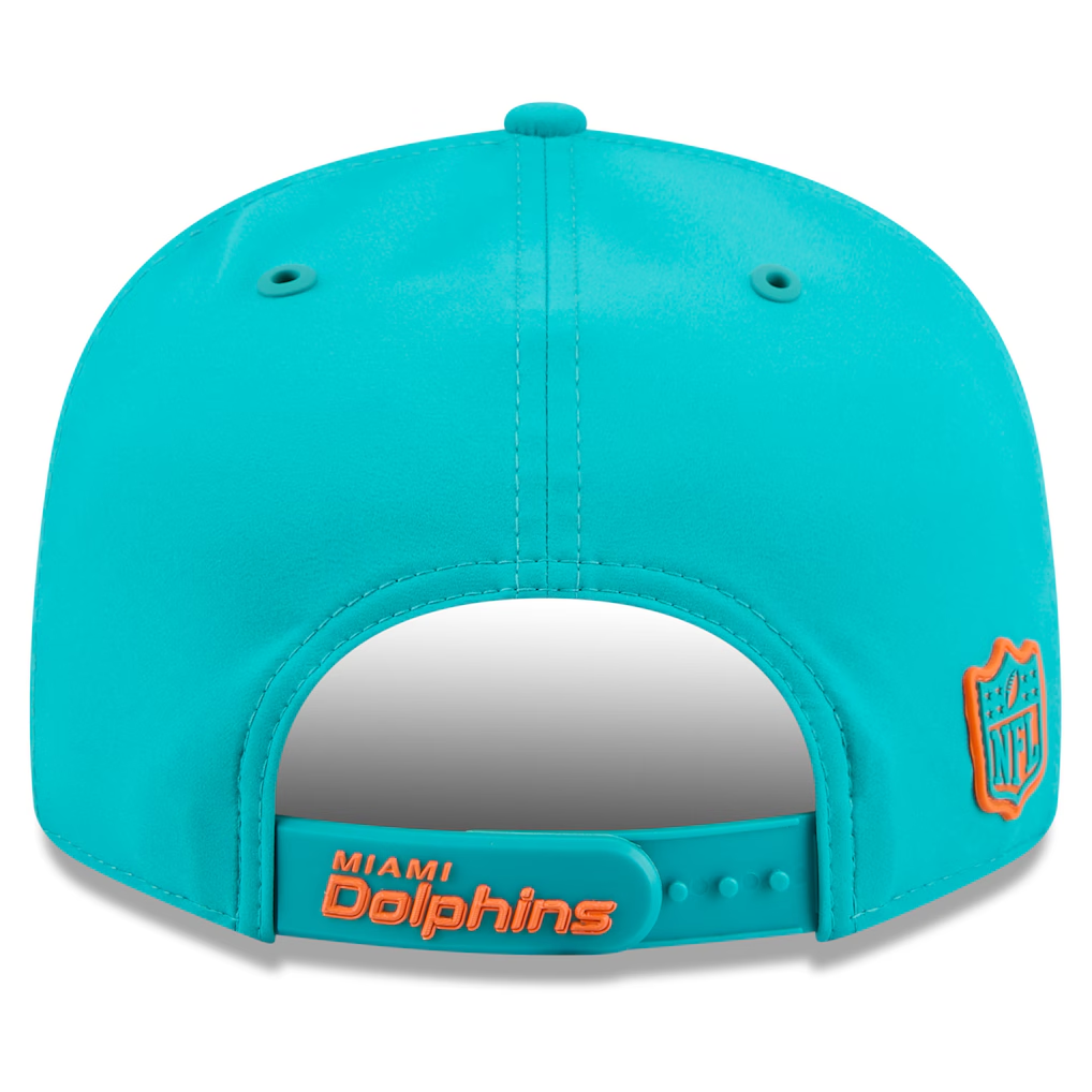 MIAMI DOLPHINS 2026 NFL SIDELINE 9FIFTY SNAPBACK HAT - AQUA