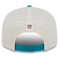 MIAMI DOLPHINS 2026 NFL TRAINING CAMP 9FIFTY SNAPBACK HAT - CHROME WHITE/AQUA