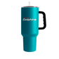 MIAMI DOLPHINS 40OZ. FLIPSIDE TRAVEL TUMBLER WITH HANDLE