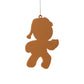 MIAMI DOLPHINS ABS GINGERBREAD MAN IN UNIFORM ORNAMENT