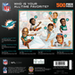 MIAMI DOLPHINS ALL TIME GREATS 500 PIECE JIGSAW PUZZLE