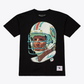 MIAMI DOLPHINS DAN MARINO MEN'S MITCHELL & NESS REAL BIG FACE T-SHIRT - BLACK