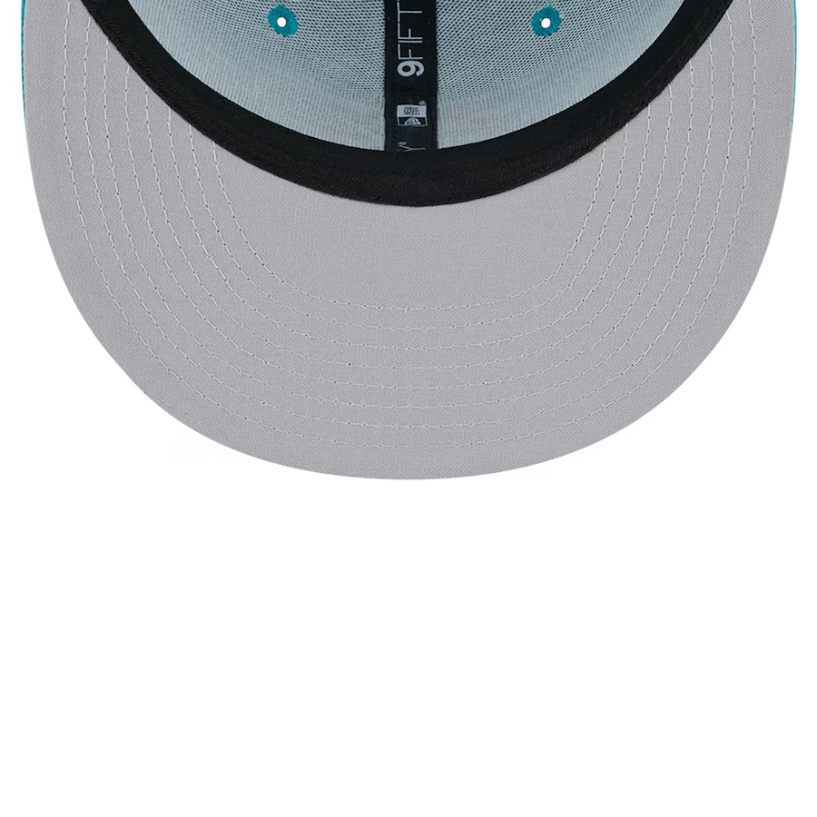 MIAMI DOLPHINS EVERGREEN TRUCKER 9FIFTY SNAPBACK - AQUA