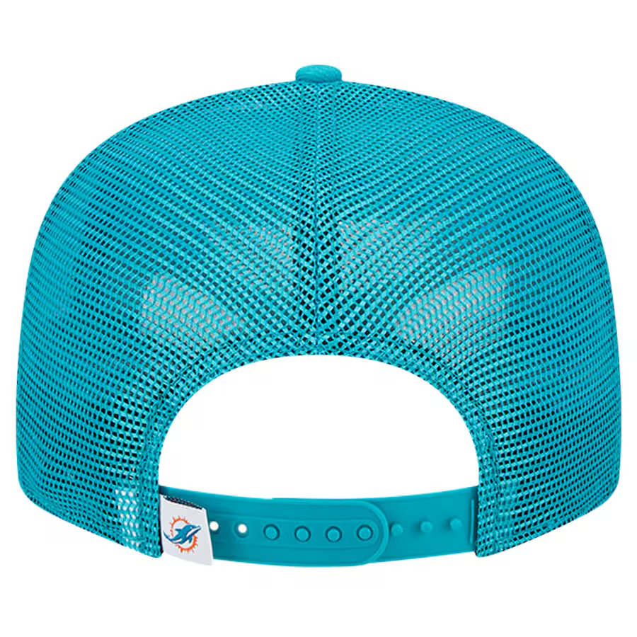 MIAMI DOLPHINS EVERGREEN TRUCKER 9FIFTY SNAPBACK - AQUA