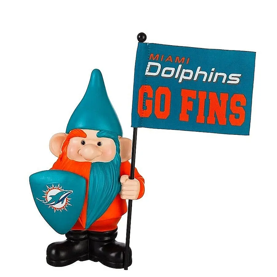 MIAMI DOLPHINS FLAG GNOME