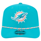 MIAMI DOLPHINS GAMEDAY MULTI ROPE 9SEVENTY STRETCH-SNAP HAT - AQUA