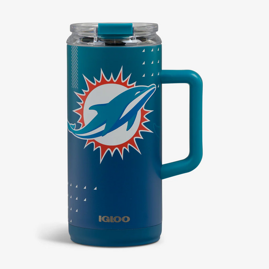 MIAMI DOLPHINS IGLOO NFL 1L BEER MUG - AQUA