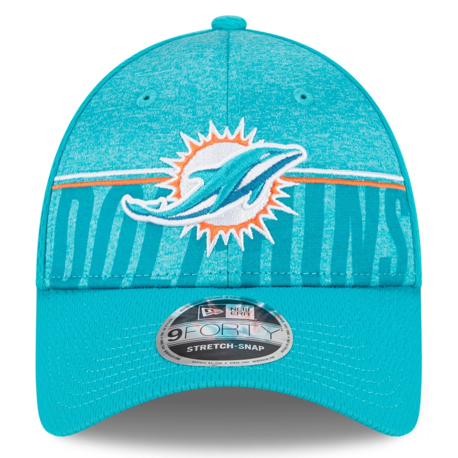 MIAMI DOLPHINS KIDS 2023 TRAINING CAMP 9FORTY STRETCH-SNAP HAT