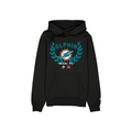 MIAMI DOLPHINS MEN'S 2025 NFL DRAFT PULLOVER HOODED SWEATSHIRT - BLACK
