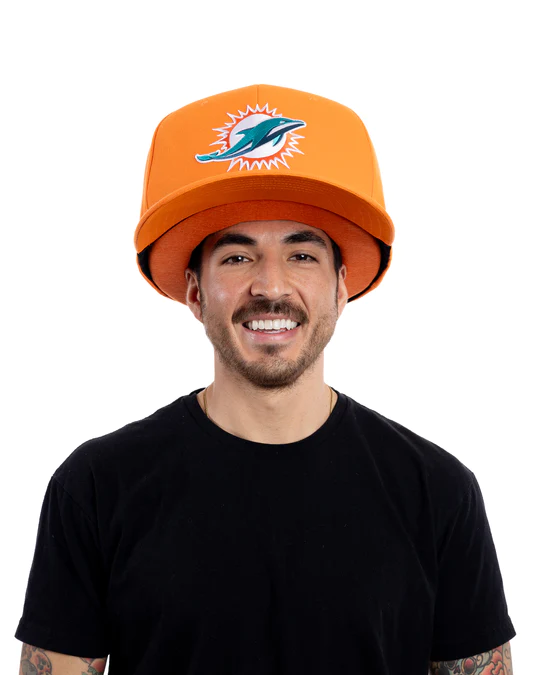 MIAMI DOLPHINS NOGGIN OVERSIZED HAT - ORANGE