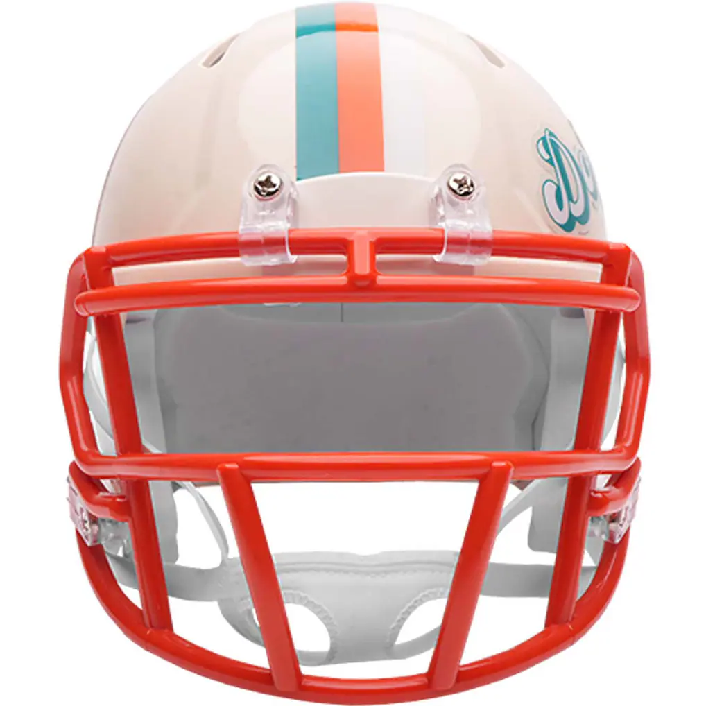 MIAMI DOLPHINS RETRO COLLECTION RIDDELL SPEED MINI HELMET