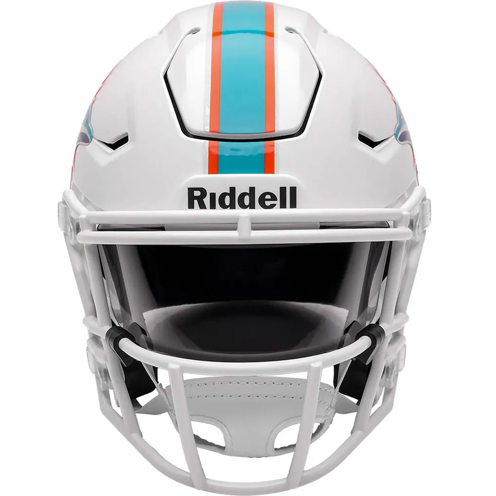 dolphins maimi football helmet MIAMI DOLPHINS RIDDELL SPEED FLEX MIDI HELMET – JR'S SPORTS