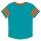 MIAMI DOLPHINS TODDLER OUTERSTUFF RED ZONE T-SHIRT & PANT SET - AQUA/ORANGE