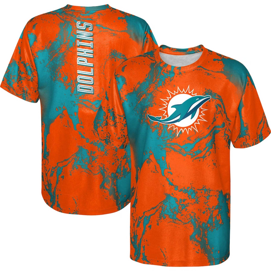 MIAMI DOLPHINS YOUTH IN THE MIX T-SHIRT