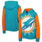 MIAMI DOLPHINS YOUTH POSTER BOARD FULL -ZIP HOODED SWEATSHIRT