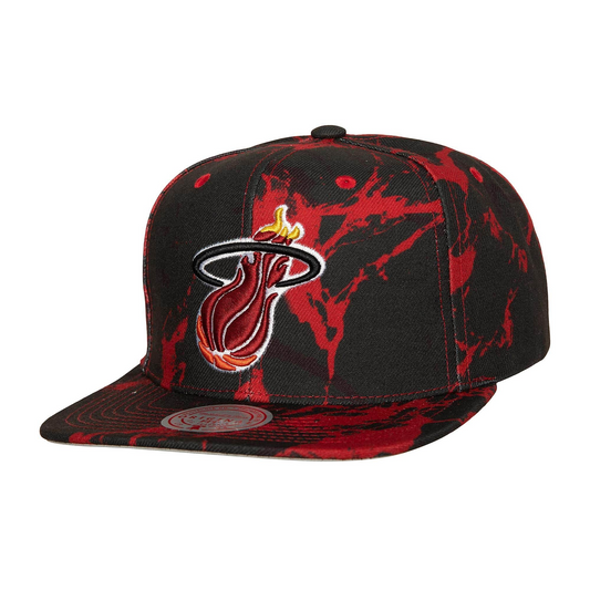 MIAMI HEAT MEN'S DOWN FOR ALL SNAPBACK HAT