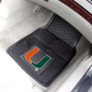 MIAMI HURRICANES VINYL CAR MAT SET