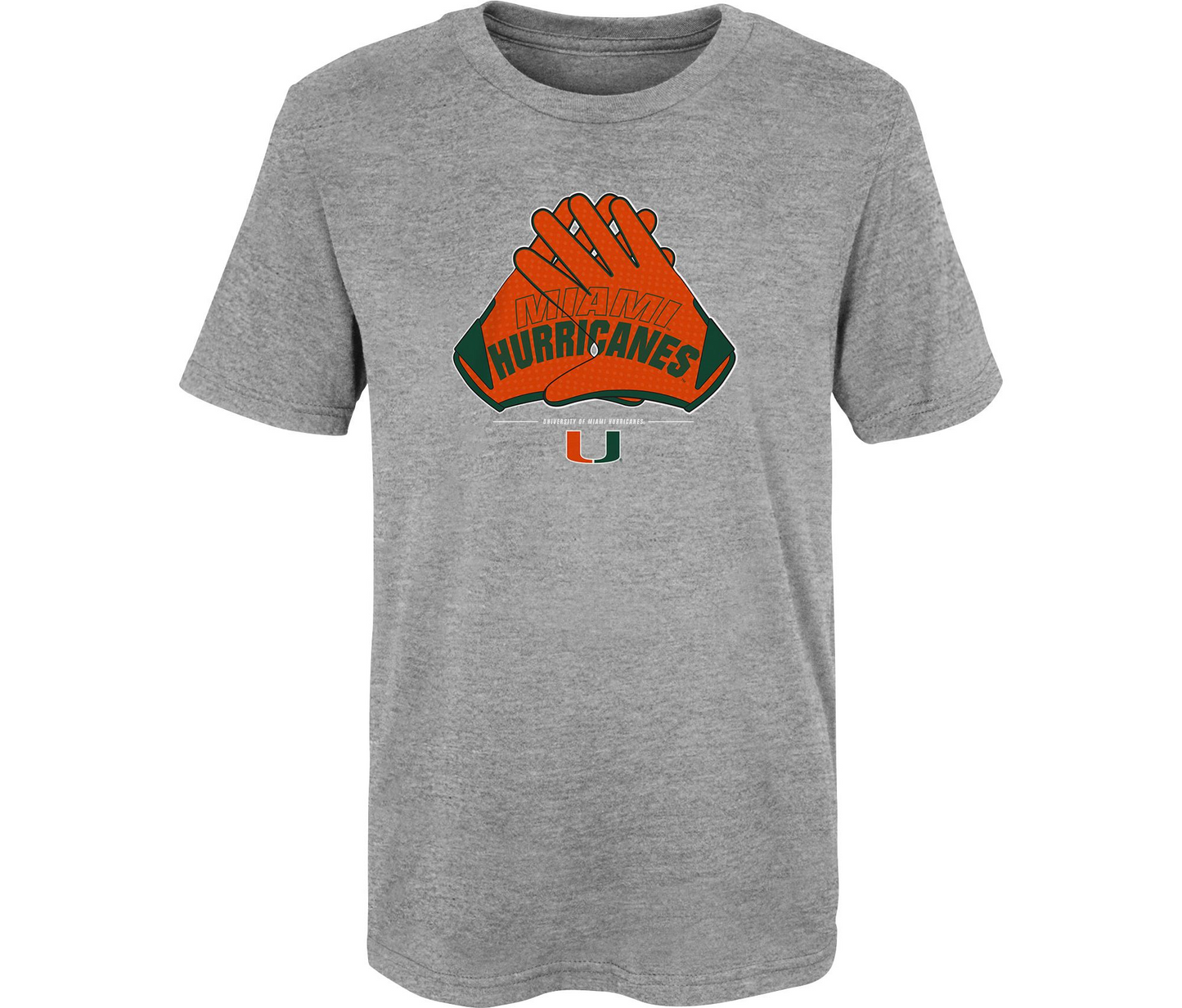 MIAMI HURRICANES YOUTH HANDS UP T-SHIRT