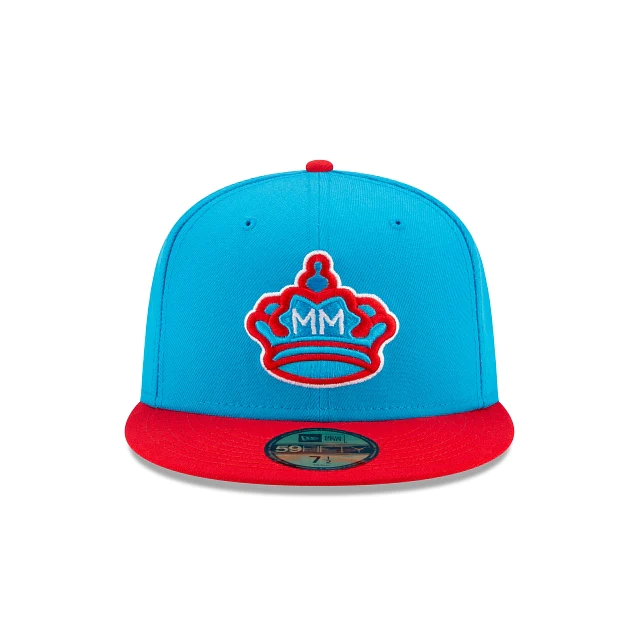 New Era Blue/Red Miami Marlins 2021 City Connect 59FIFTY Fitted Hat