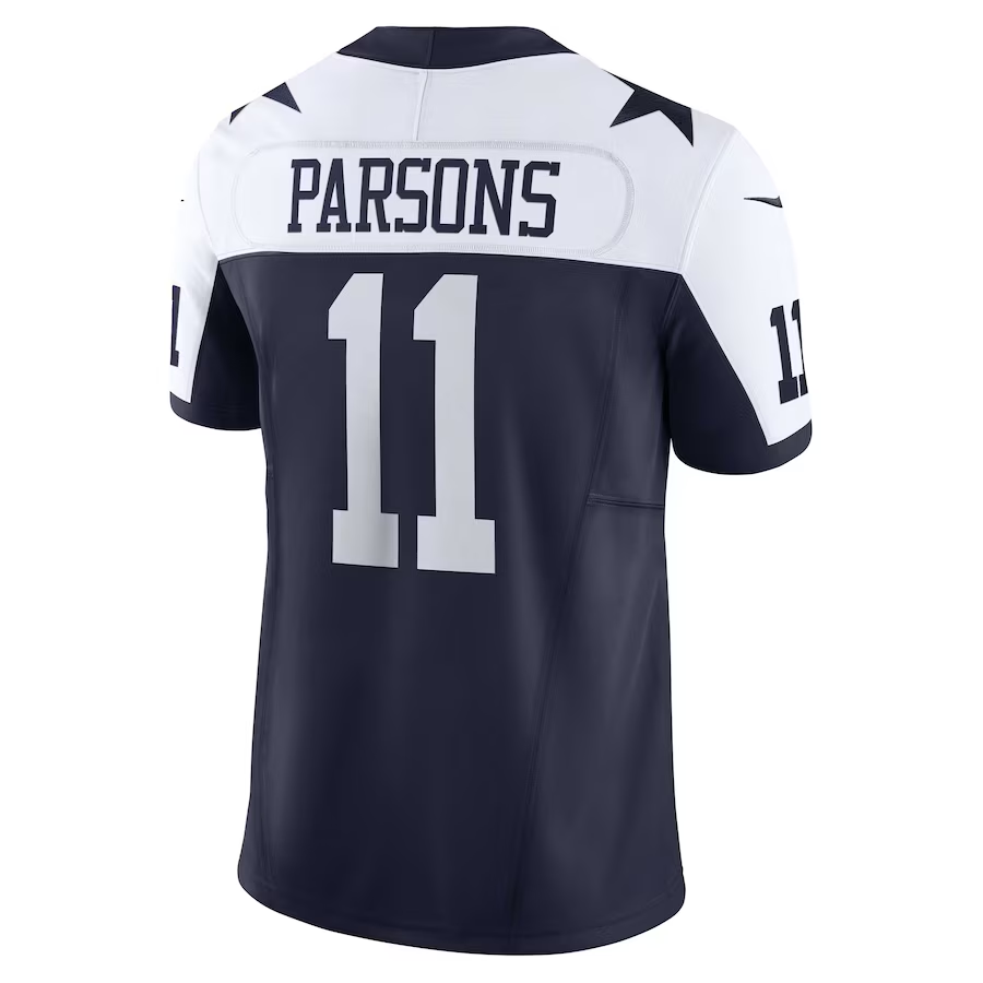 Dallas Cowboys Men's Nike NFL Micah Parsons Alternate Limited Jersey in blue/navy Size Small | 100% Polyester/Twill/Jersey