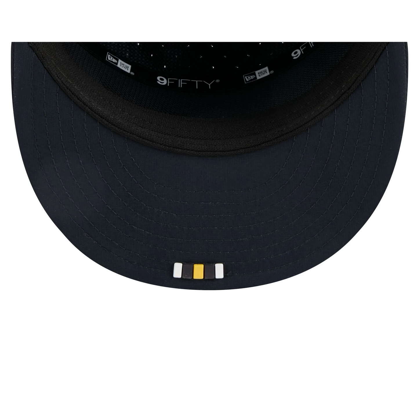 MICHIGAN WOLVERINES 2025 SIDELINE SPLIT PANEL 9FIFTY SNAPBACK HAT - NAVY