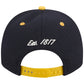 MICHIGAN WOLVERINES ARCHED 9FIFTY A-FRAME SNAPBACK HAT - NAVY/GOLD